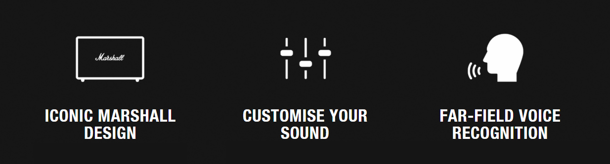 Loa Marshall Uxbridge Voice with Google Assistant Bluetooth